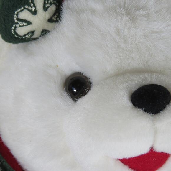 Dan Dee 2004 Christmas Teddy Bear Plush 10" Collector's Choice Red Green Dress - Picture 12 of 14